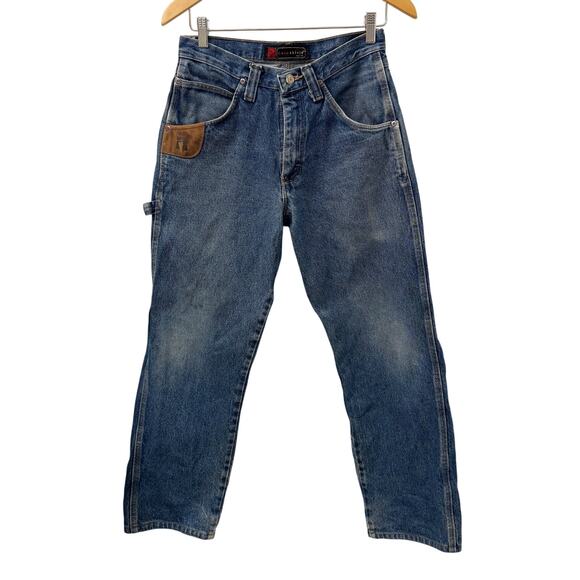 Wrangler Riggs Durashield Mens Carpenter Jeans Size 29x32 Workwear Medium Wash - Picture 1 of 12